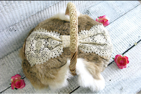 cute baskets rabbit